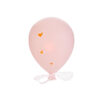 LE STELLE -  PALLONCINO PORCELLANA LED ROSA